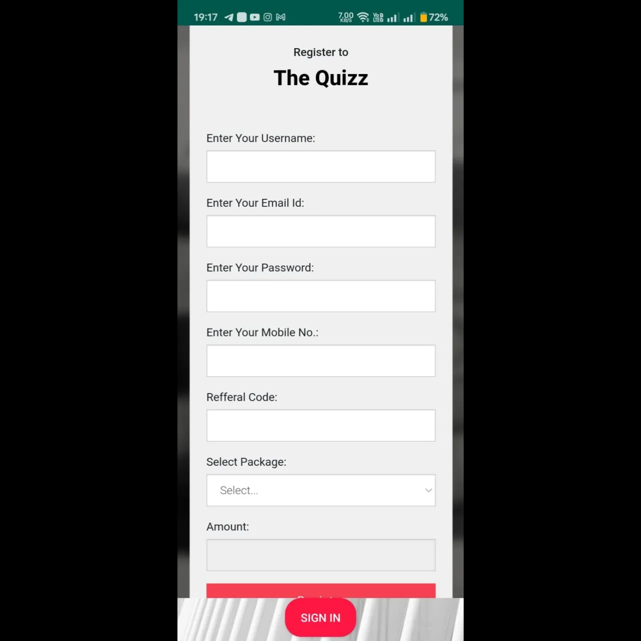 FirstNeed software project screenshot